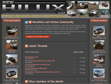 Tablet Screenshot of newhilux.net